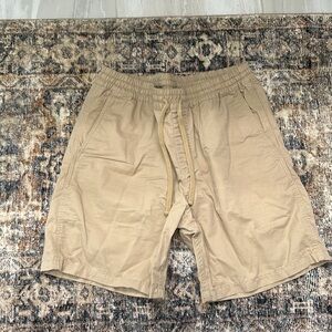 Vans khaki drawstring shorts size M